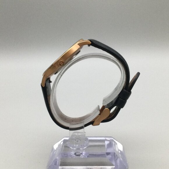 MVMT Santa Monica Watch Women 38mm Rose Gold Tone Black Dial Leather Band main image 7
